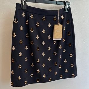 NWT Michael Kors Collection anchor skirt